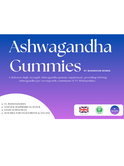 Premium Ashwagandha Gummies - 60 Gummies