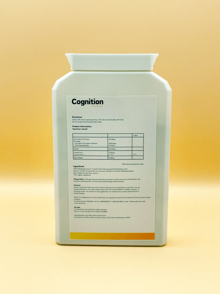 Cognition - Lions Mane Mushroom Capsules